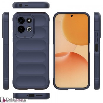 Magic Shield guminis dėklas - tamsiai mėlynas (Xiaomi Redmi 17)